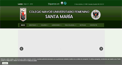 Desktop Screenshot of colegiomayorsantamaria.com